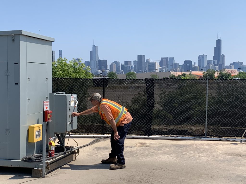 Bonifica termica presso il sito di riqualificazione di Chicago