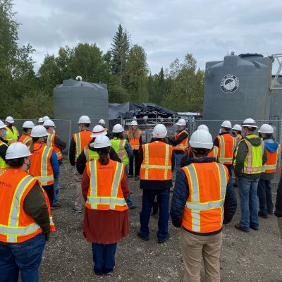 Journée de démonstration de la visite d'un site de sol en assainissement PFAS en Alaska