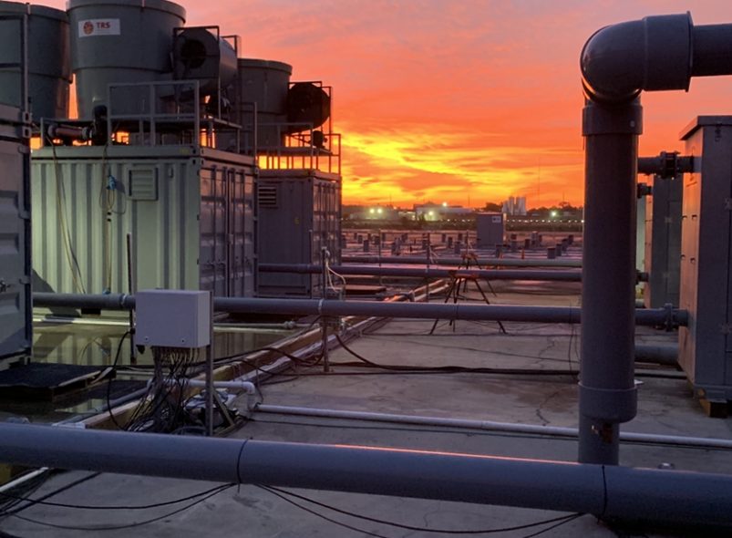 Sunset Over an ERH Site in Indianapolis