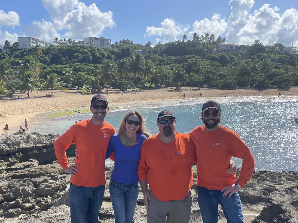 Caminhada no local de Porto Rico