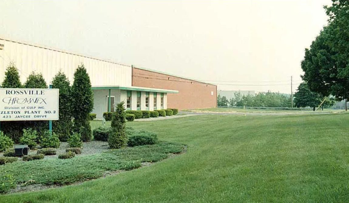 Former Chromatex plant in 2001.